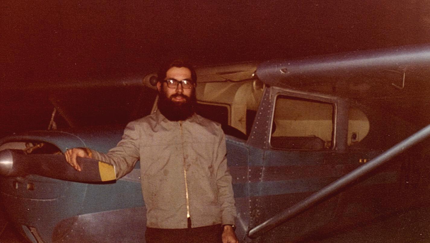 David H. Hersman, CFI, after first solo flights, March 19, 1977.