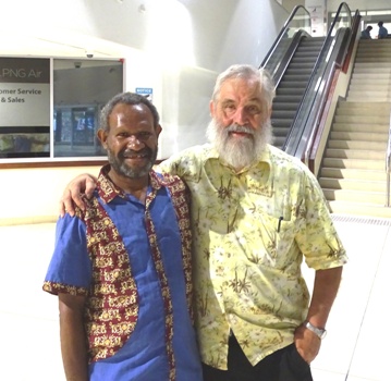 David Hersman and Pastor Napaeha POM