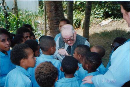 My Dad, Pastor James W. Hersman, Goroka, 2002